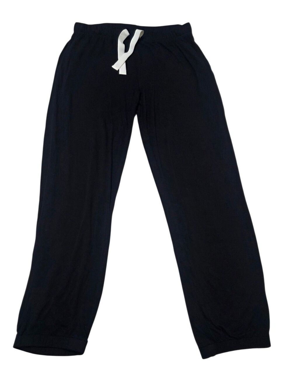 Boody Bamboo Blend Track Pants Joggers S Black Super Soft Pockets K151